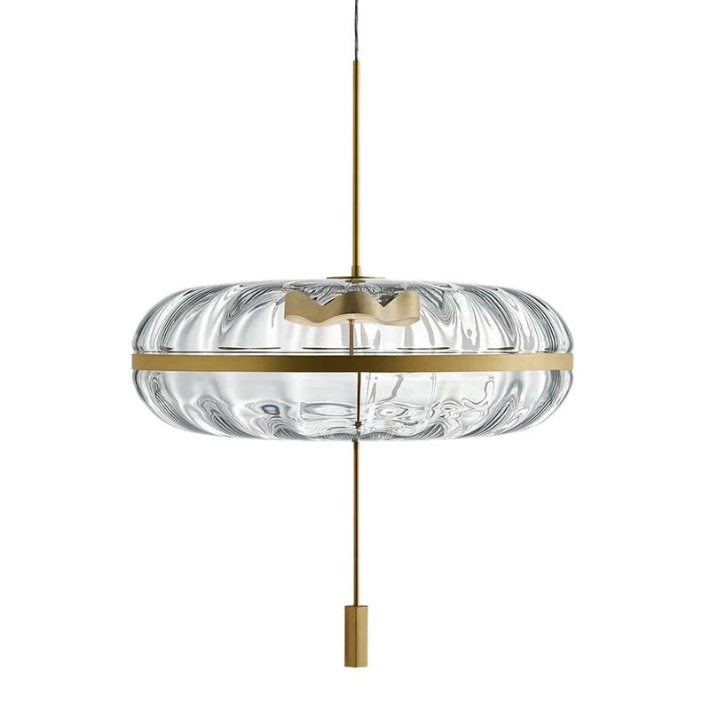 hemp lamp lighting dining room oval ball industrial glass glass ball light ceiling iron cage modern glass pendant light