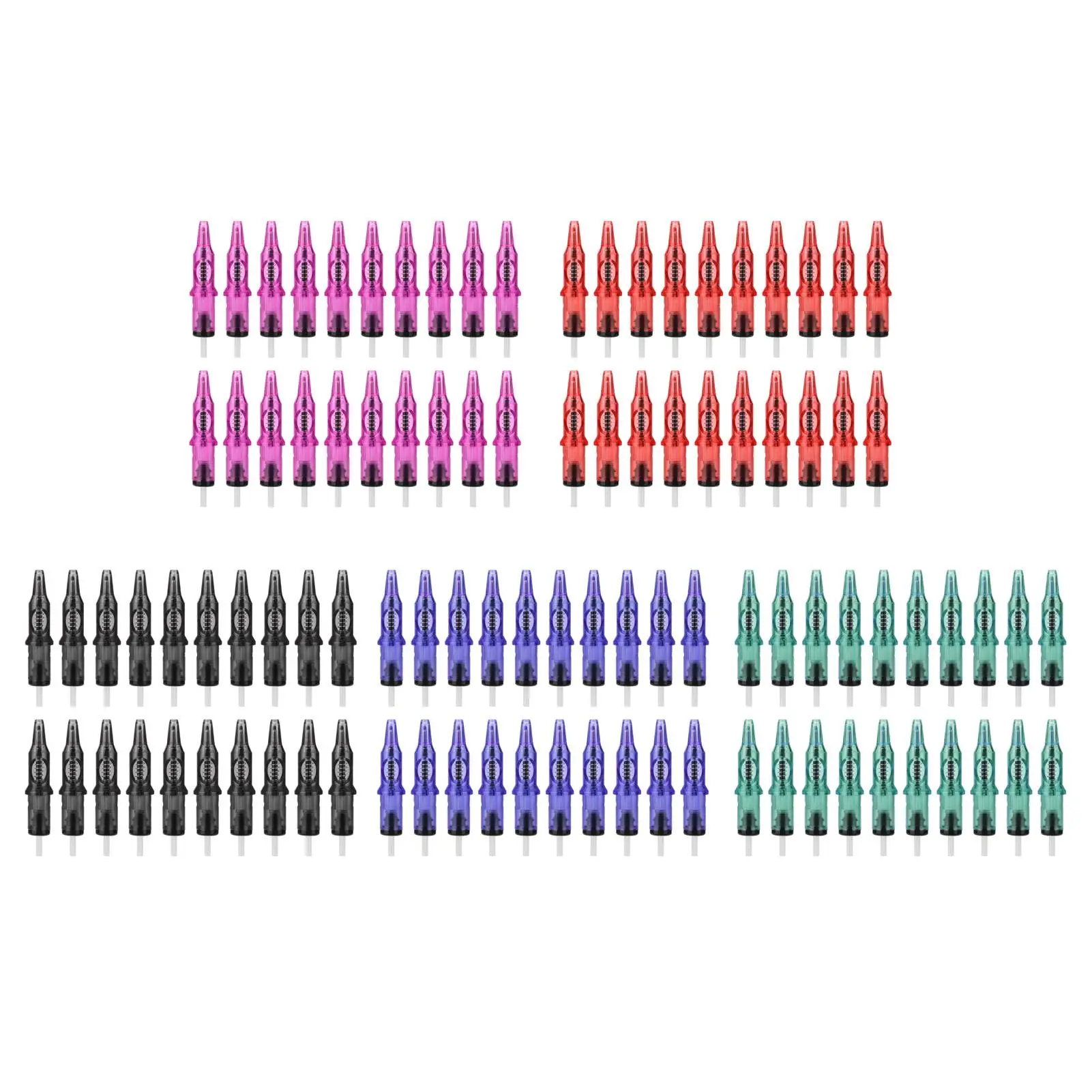 5 цветов картриджи для шариковой ручки тату новичков-многоцелевой стипинг и