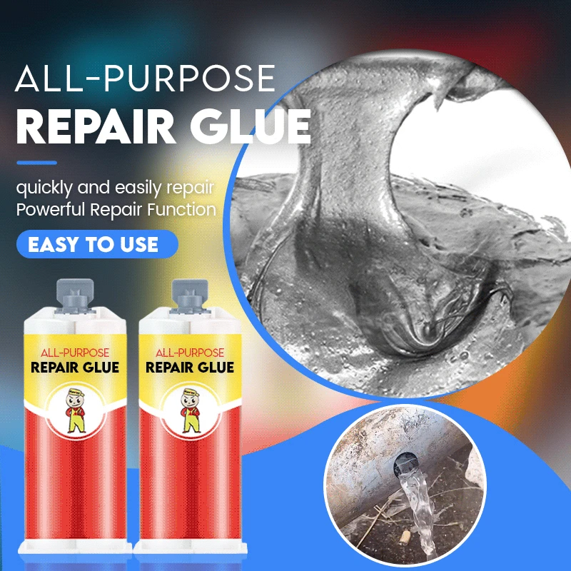 

Metal Repair Paste Metal Cold Welding Industrial Glue DIY Home Repair Heat Resistance Permanent Quick Dry Soldering Glue AB Glue