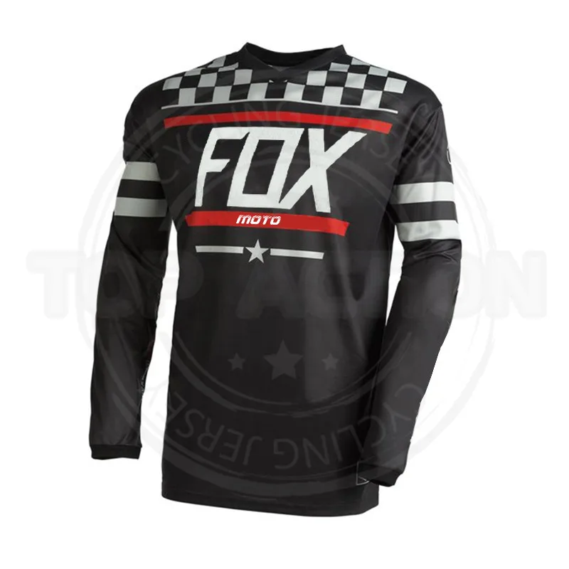 

Motorcycle Mountain Bike Team Downhill Jersey Moto Fox MTB Off-road DH MX Bike Motorcycle Shirt Off-road Downhill Fxr Jersey