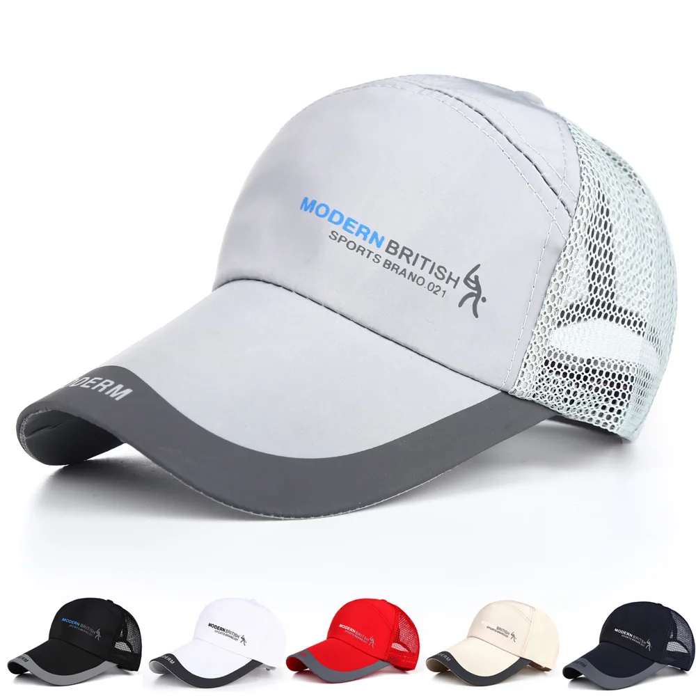 

Summer UNISEX Golf Baseball Cap Unisex Trucker Cap Trucker Caps Men Fishing Hat Quick Dry Golf Running Adjustable Snapback Hat