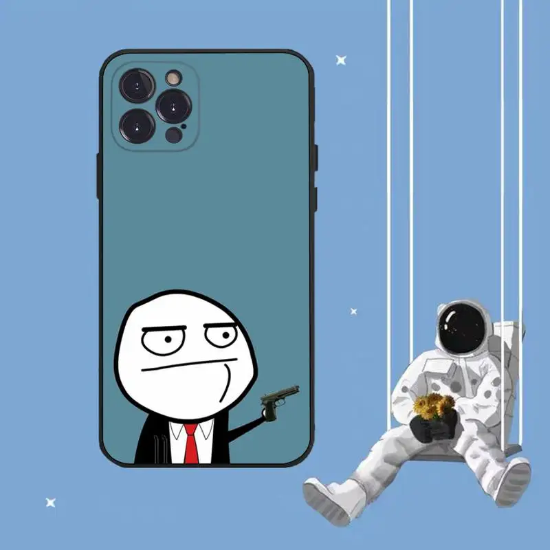 Чехол для телефона Funny Man со средним пальцем iPhone 8 7 6 6S Plus X SE 2020 XR XS 14 11 12 13 Mini Pro Max Mobile