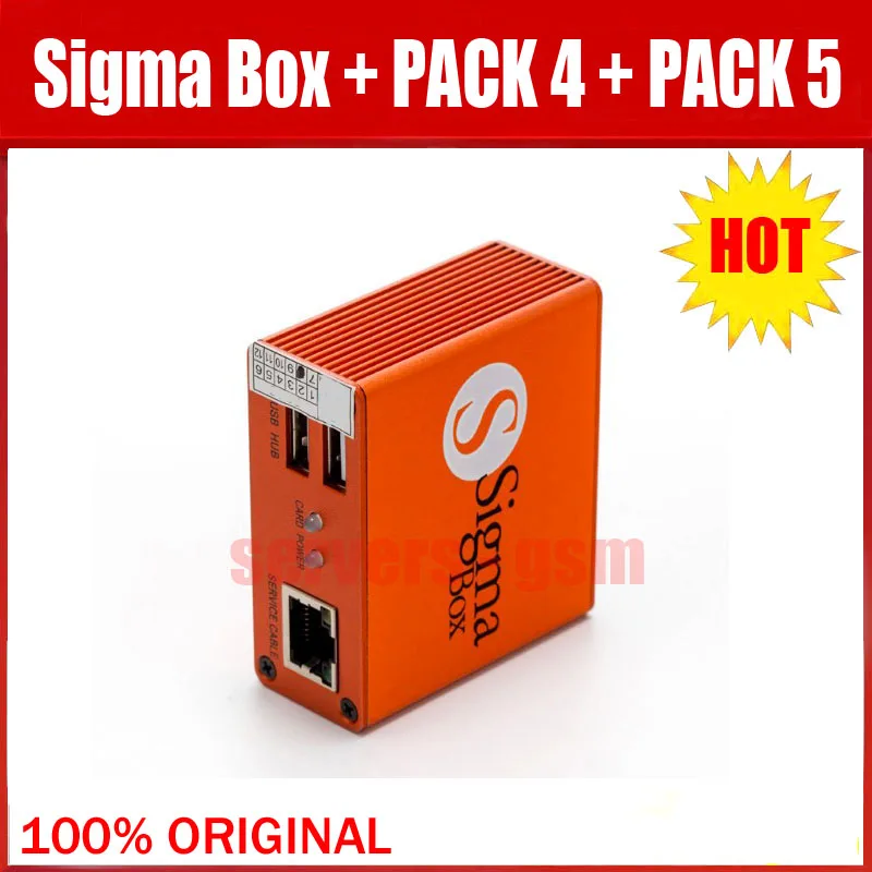 2022 новейшая оригинальная Sigma box с 9 кабелями активацией + Pack4 Pack5 новое обновление