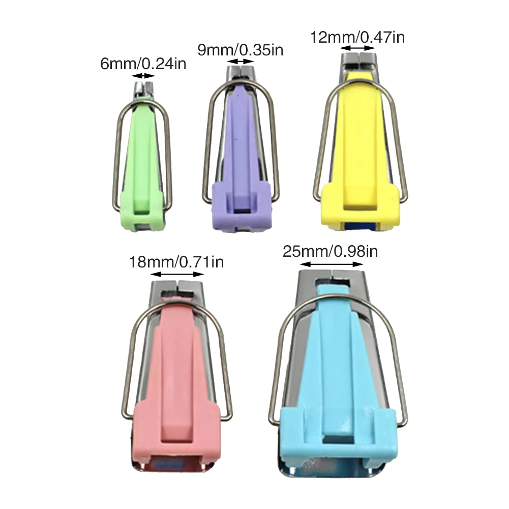 

5pcs Quilting Gift Easy Apply Binding Tape Maker 6-25mm Sewing Machine Tool Home Professional DIY Patchwork Art Craft Beginner