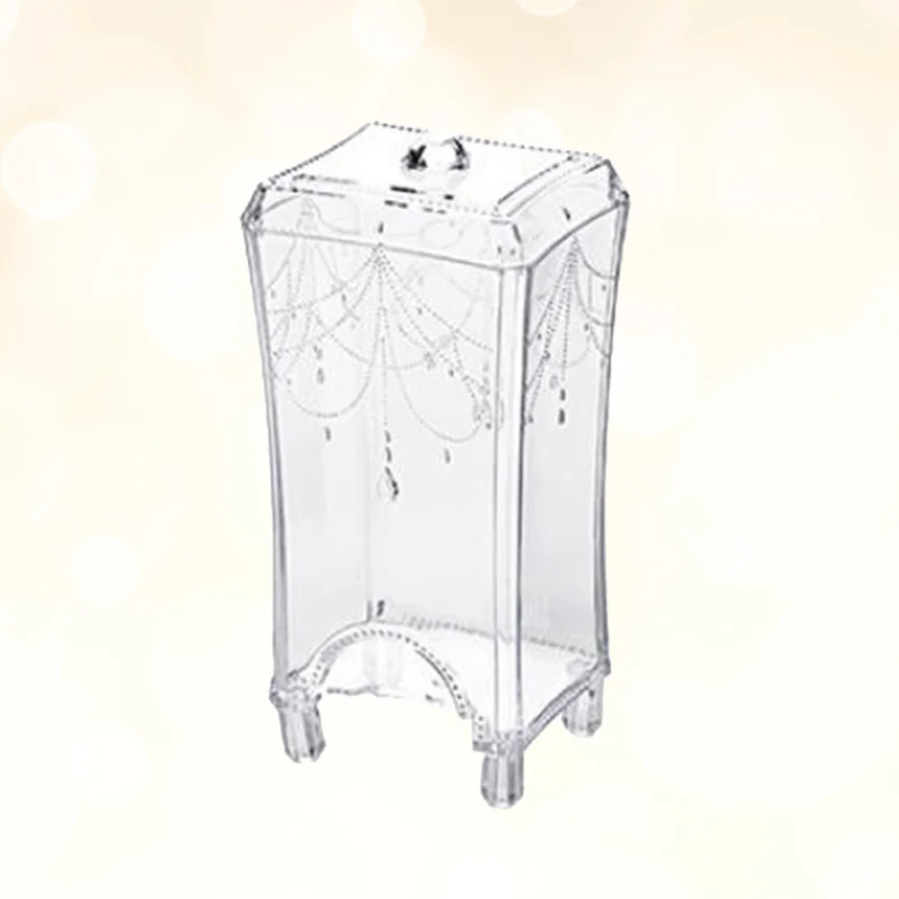 

Square Container Square Storage Container Pads Cotton Pad Organizer Makeup Storage Box Desktop Cotton Pad Box