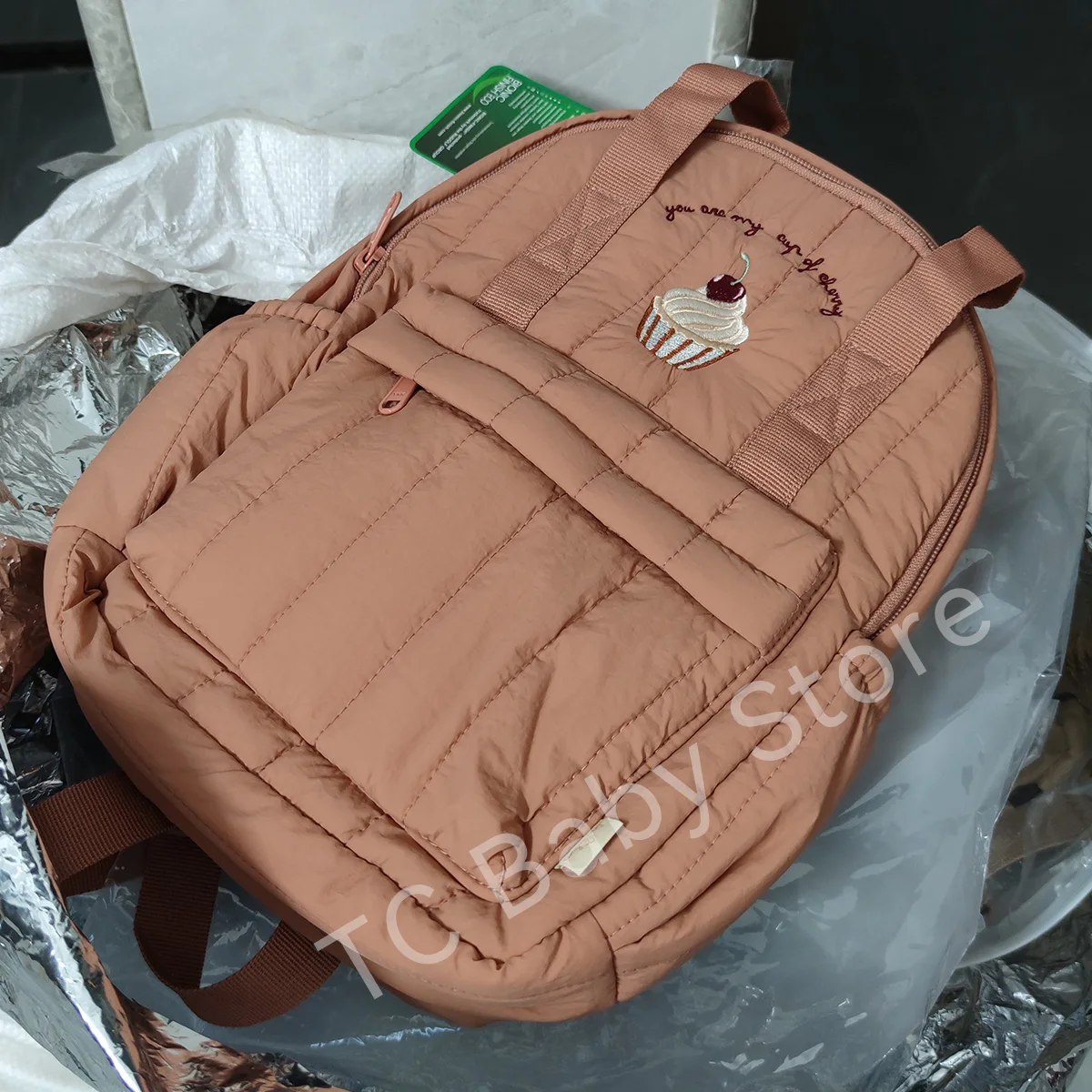 Рюкзак KS вишня для детей и родителей сумка начальной школы лимон дошкольного