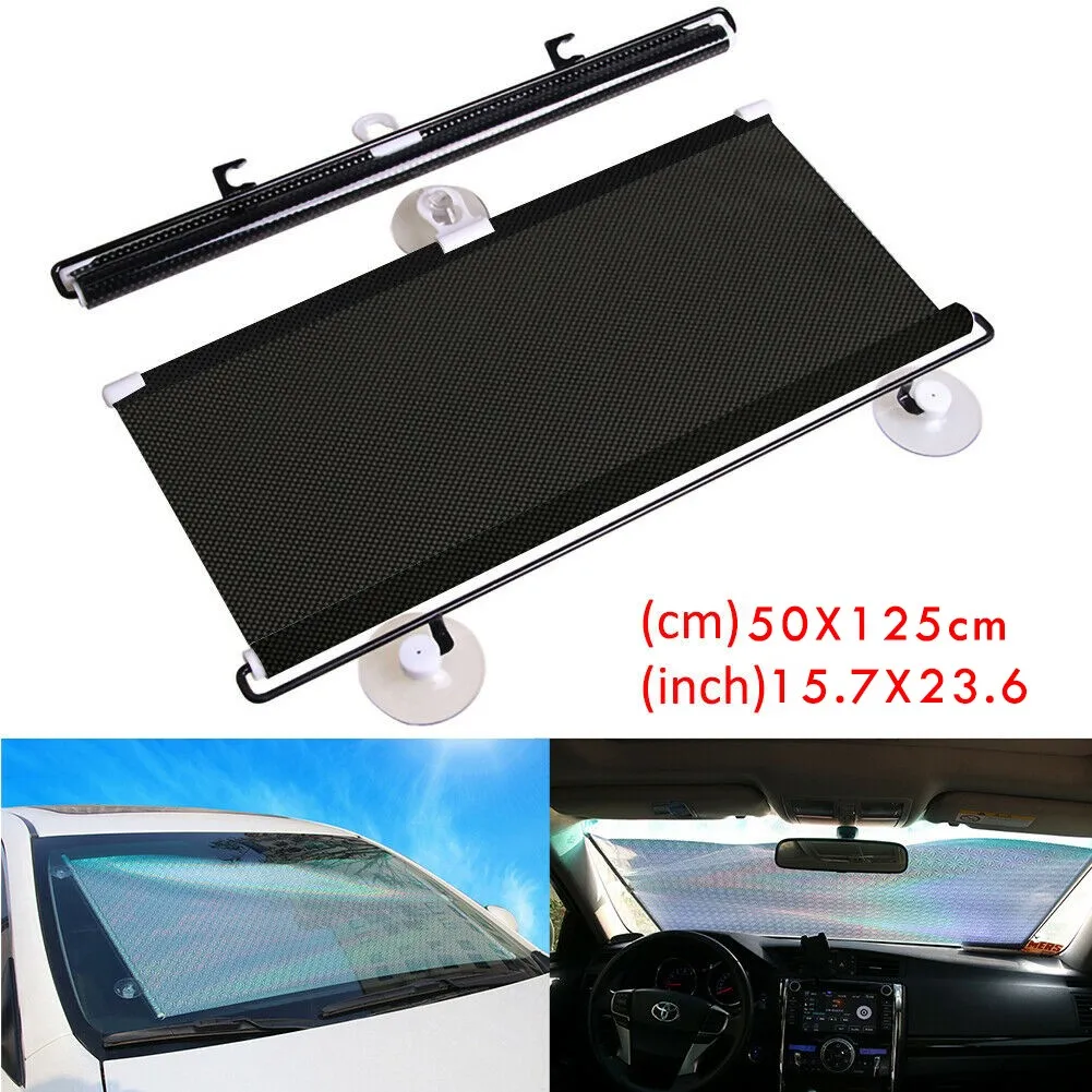 

Universal Sun Shade 50*125cm Accessory Windshield Block Heat Insulation