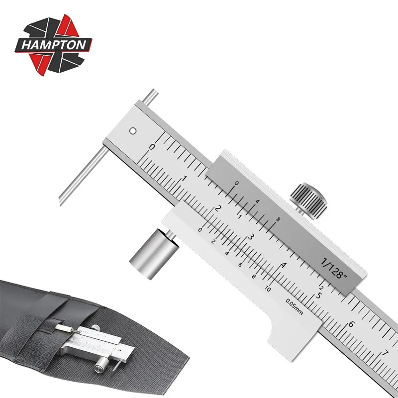 0-200mm/250mm Caliper Marking Vernier Caliper Stainless Steel Parallel Marking Vernier Caliper Marking Gauge Measuring Tool