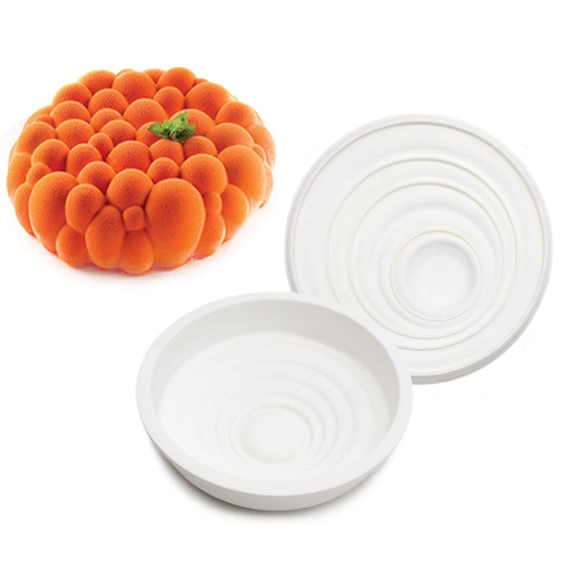 

Силиконовая форма в виде тыквы для торта и мусса, форма для воды, силиконовая форма для выпечки, форма для шоколада и десерта, кухонная утвар...