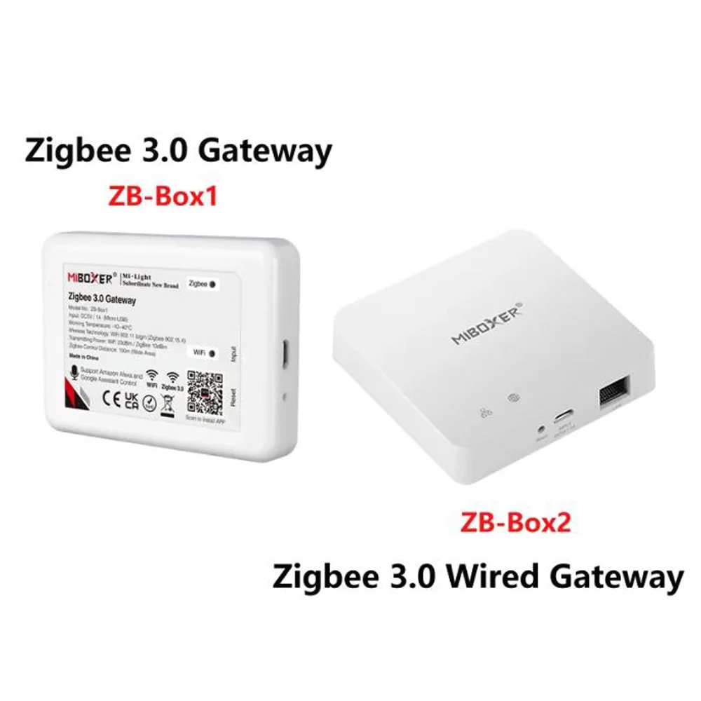 Фото Светодиодный контроллер Miboxer Zigbee, лампочка для управления через приложение, работает с таймером, 5 В №1