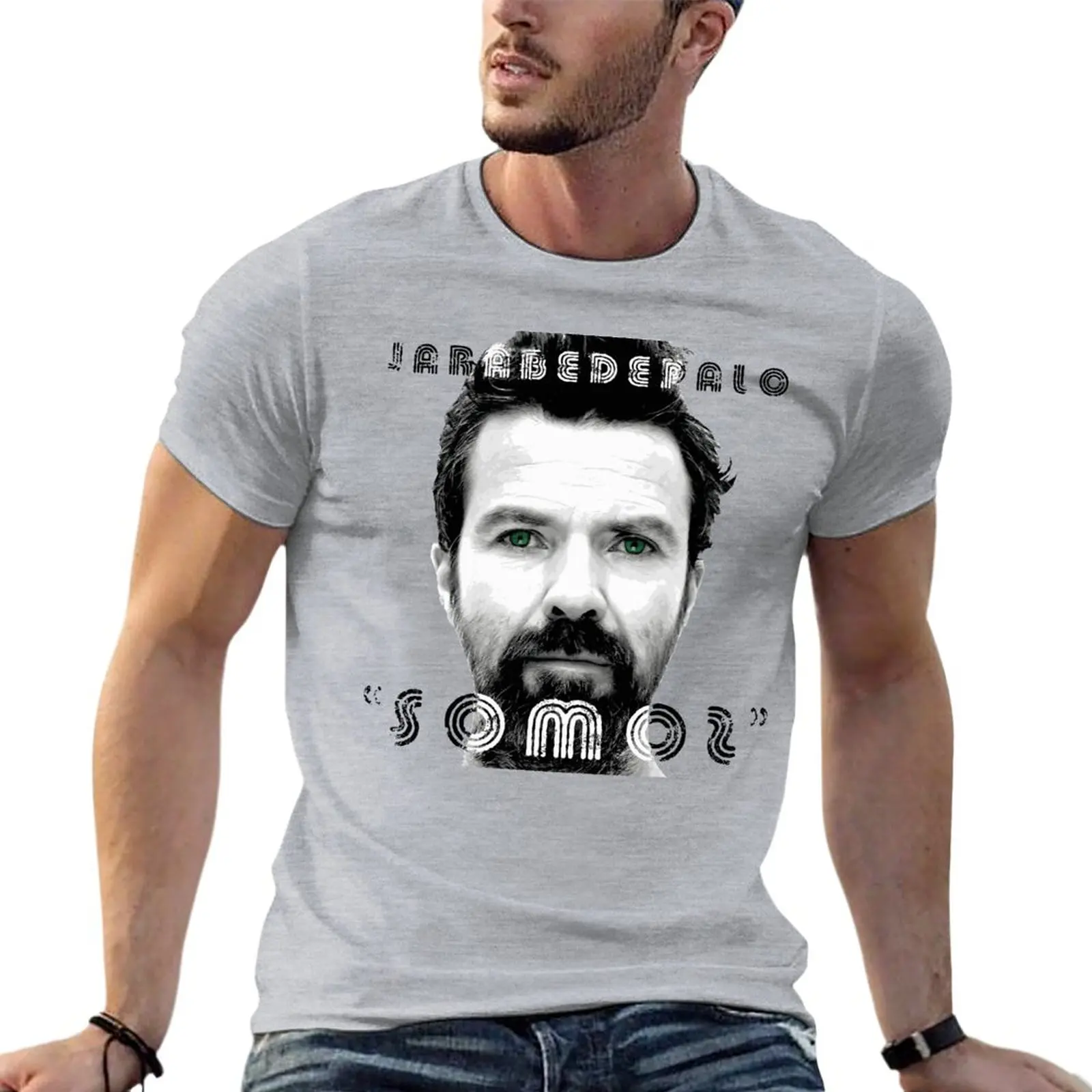 

Jarabe De Palo Somos Cover Album Oversize T-Shirt Custom Men'S Clothes Short Sleeve Streetwear Large Size Tops Tee