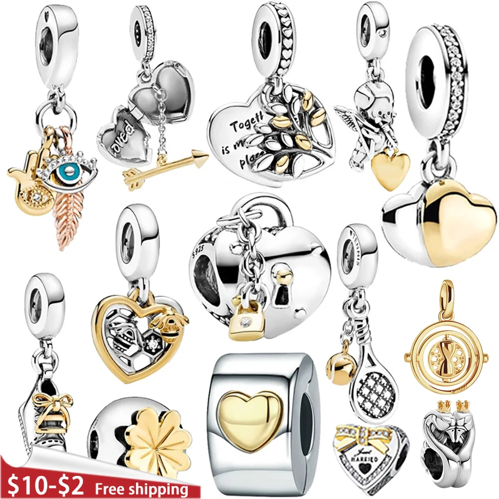 Подвески в виде лебедя и сердца с ангельскими крыльями |