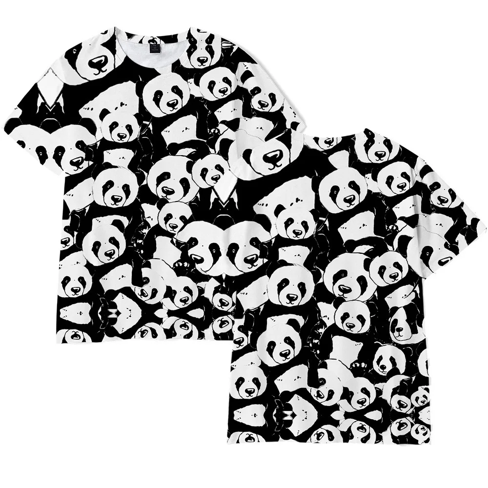 

2022 New Panda 3D Print T-Shirts Cute Animal Streetwear Men Women Fashion Oversized T Shirt Harajuku Kids Tees Tops Boy Girl