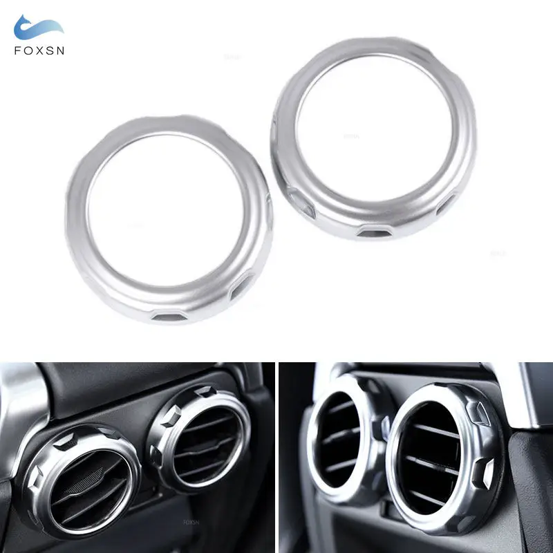 

Для Land Rover Discovery 3 4 LR3 LR4 для Range Rover Sport центральный подлокотник-ящик заднее вентиляционное отверстие вентиляционное кольцо крышка ABS Chrome Trim