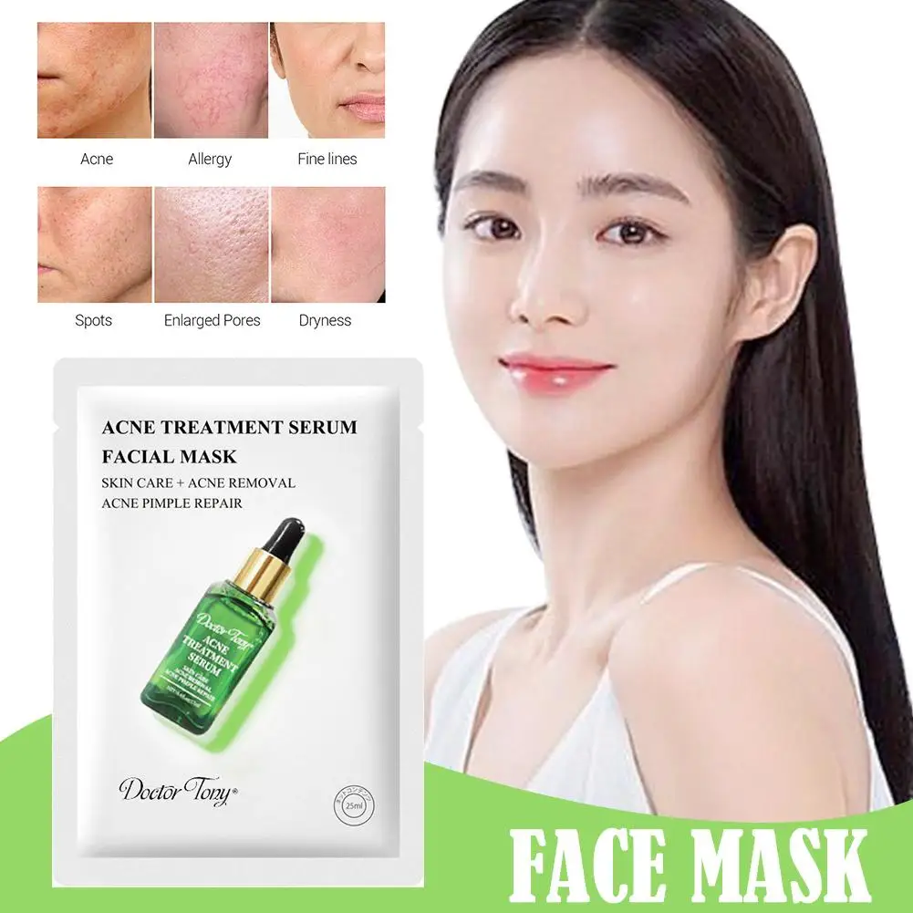 

Collagen Face Mask Facial Sheet Retinol Acne Treatment Serum Mask Skin Moisturizer Anti Vitamin Whitening Care C Aging D7O3