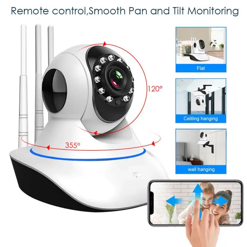 

1080P Smart Home WIFI Camera IP Wireless Surveillance Two Way Audio CCTV Pet Baby Monitor Home Security Indoor Wifi Camera