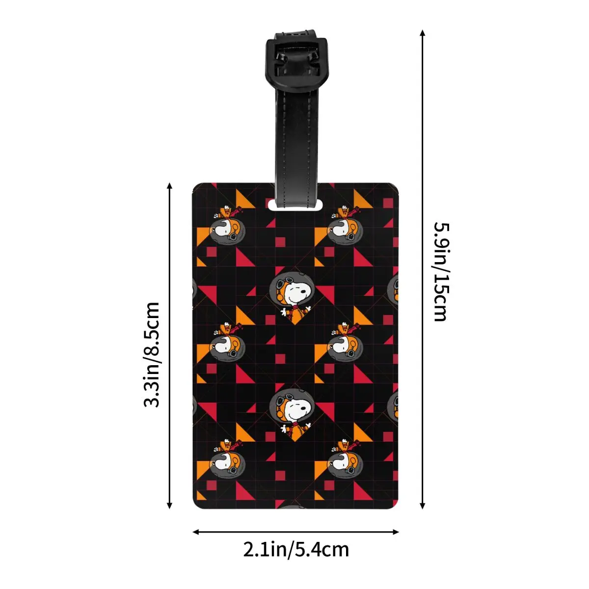 Бирка для багажа с мультяшным изображением Снупи аксессуары путешествий