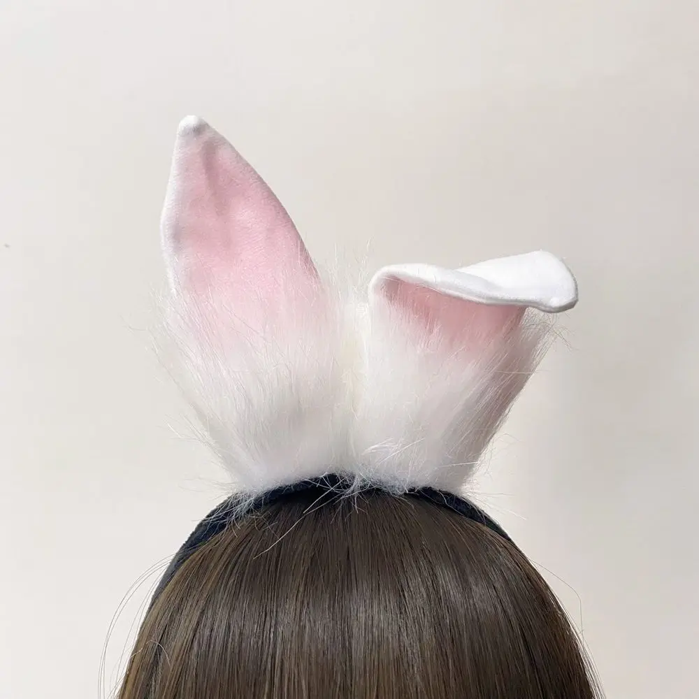 

Hairpin Make up Hair Hoop Headdress Rabbit Ears Girls Hair Clip Korea Style Headband Plush Hair Band Women Hair Accessories