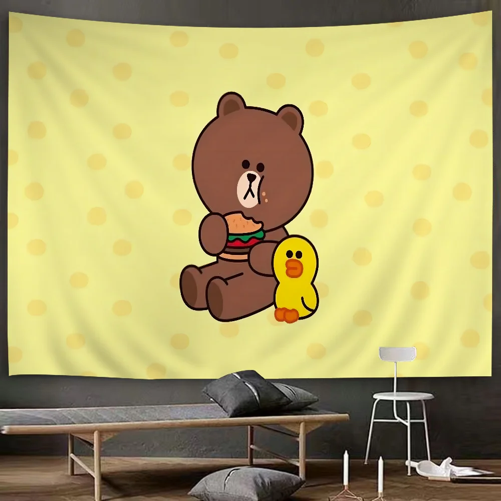 Милый искусственный гобелен в стиле аниме подвесной Таро хиппи настенные