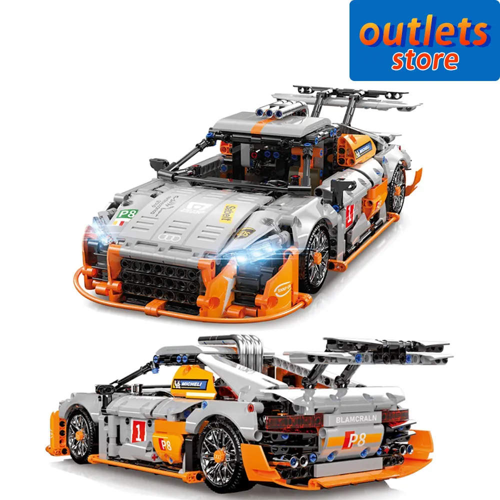 

Creative Expert High-tech Super Speed Racing Car 10215 1435pcs Moc Bricks Modular Technical Model Building Blocks Boys Toys