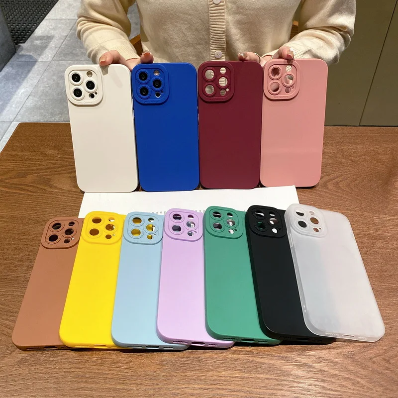 

Square Liquid Silicone Soft Cover for iPhone 14 13 12 11 Pro Max X XS XR 7 8 Plus SE 2020 Camera Protective Bumper Case