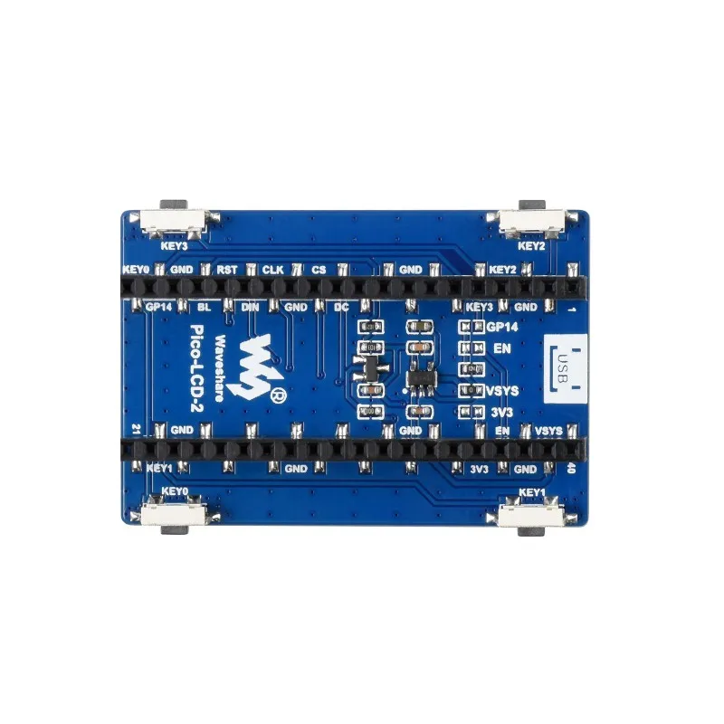 Фото 2-дюймовый модуль ЖК-дисплея для Raspberry Pi Pico, 65 тыс. цветов, 320×240, SPI №2