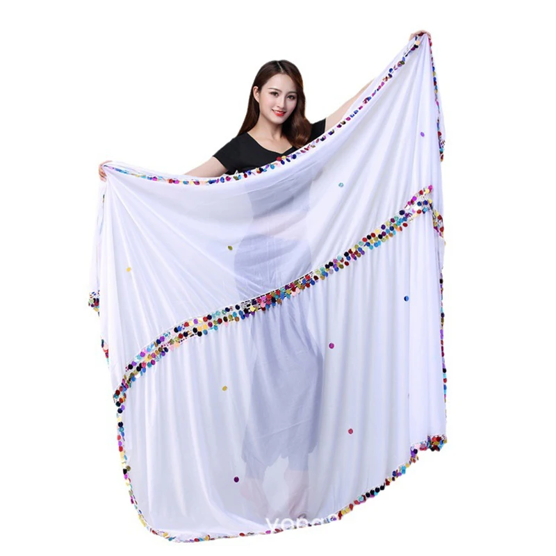 Шарф для танца живота Малайя с блестками