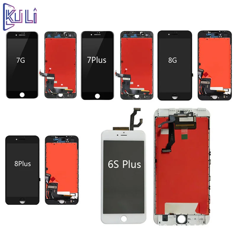 KULI для IPhone 6 6S 7 8 Plus сменный экран искусственный кристалл сенсорный монитор HD