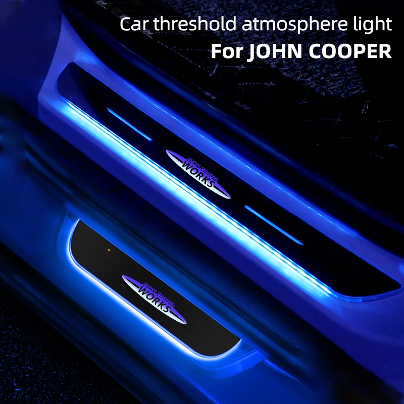 

For Mini Cooper S John Cooper Works R50 R52 R53 R55 R56 R57 R58 R59 R60 F55 F56 Car LED Welcome Pedal Door Sill Pathway Light