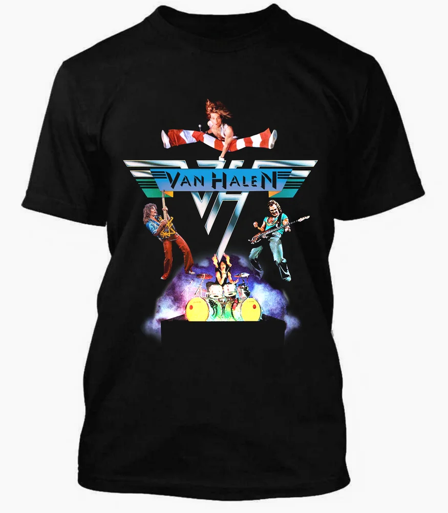 

Van Halen II Tour Concert T-Shirt, Vintage Van Halen Rock Band Unisex Tee S-3XL