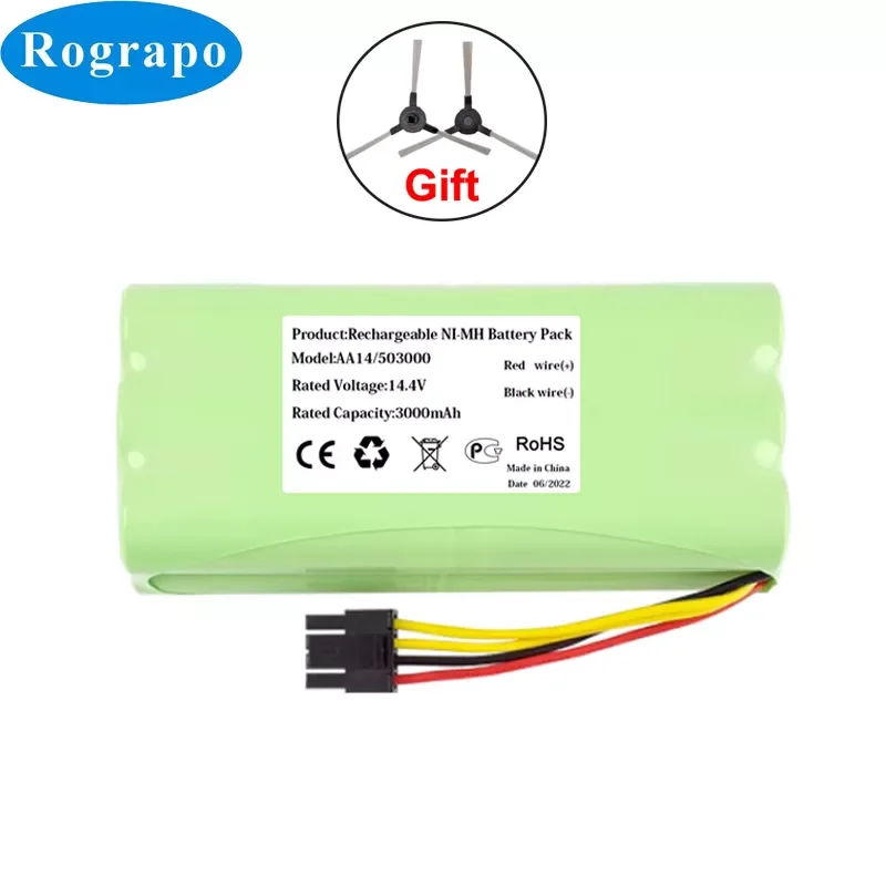 

NEW New 3000mAh Battery Pack For Midea VCR01 VCR03 VCR12 Midea R1-L083B R1-L081A R1-L085B For Redmond RV-R300 RV-R310 Vacuum Cle