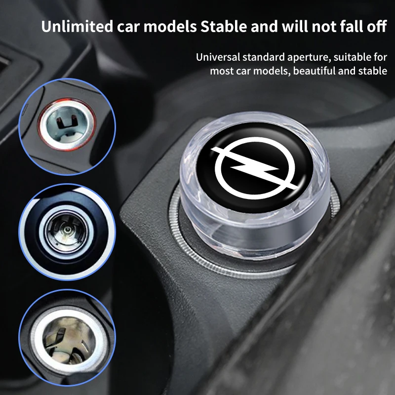 Автомобильный пылезащитный адаптер прикуривателя для Opel Zafira Meriva Mokka Grandland Antara Corsa