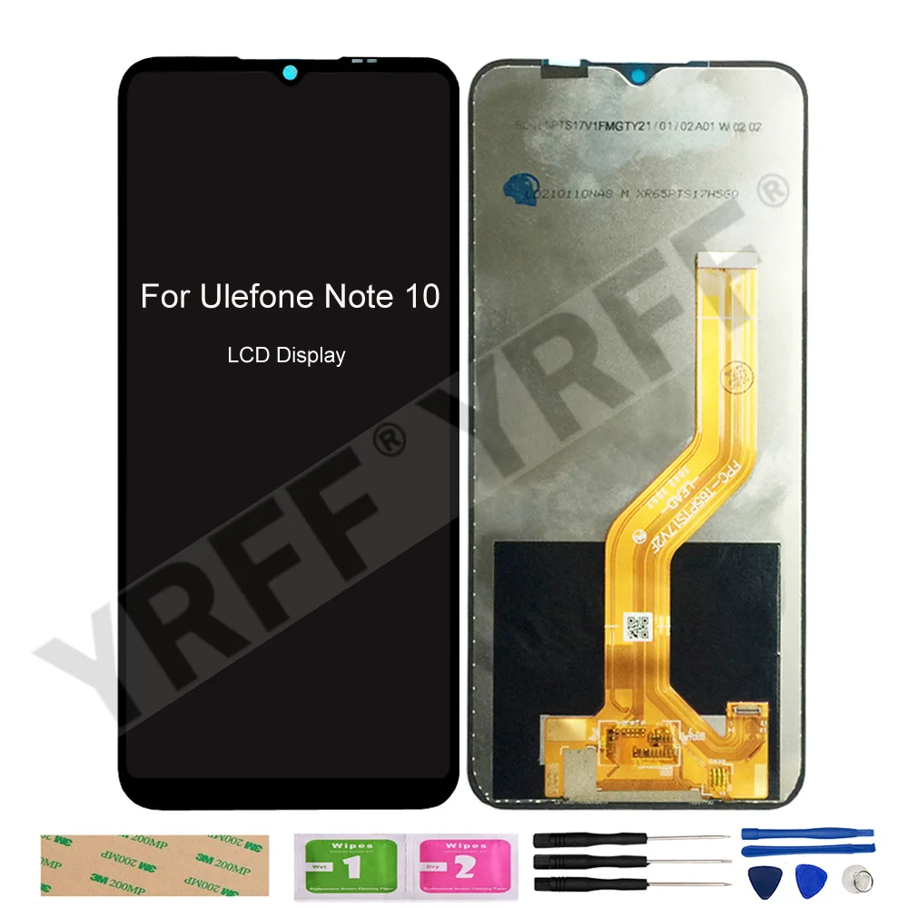 

ЖК-экран s для Ulefone Note 10, ЖК-дисплей, сенсорный экран, дигитайзер, стеклянная панель, датчик, детали для ремонта, бесплатная доставка