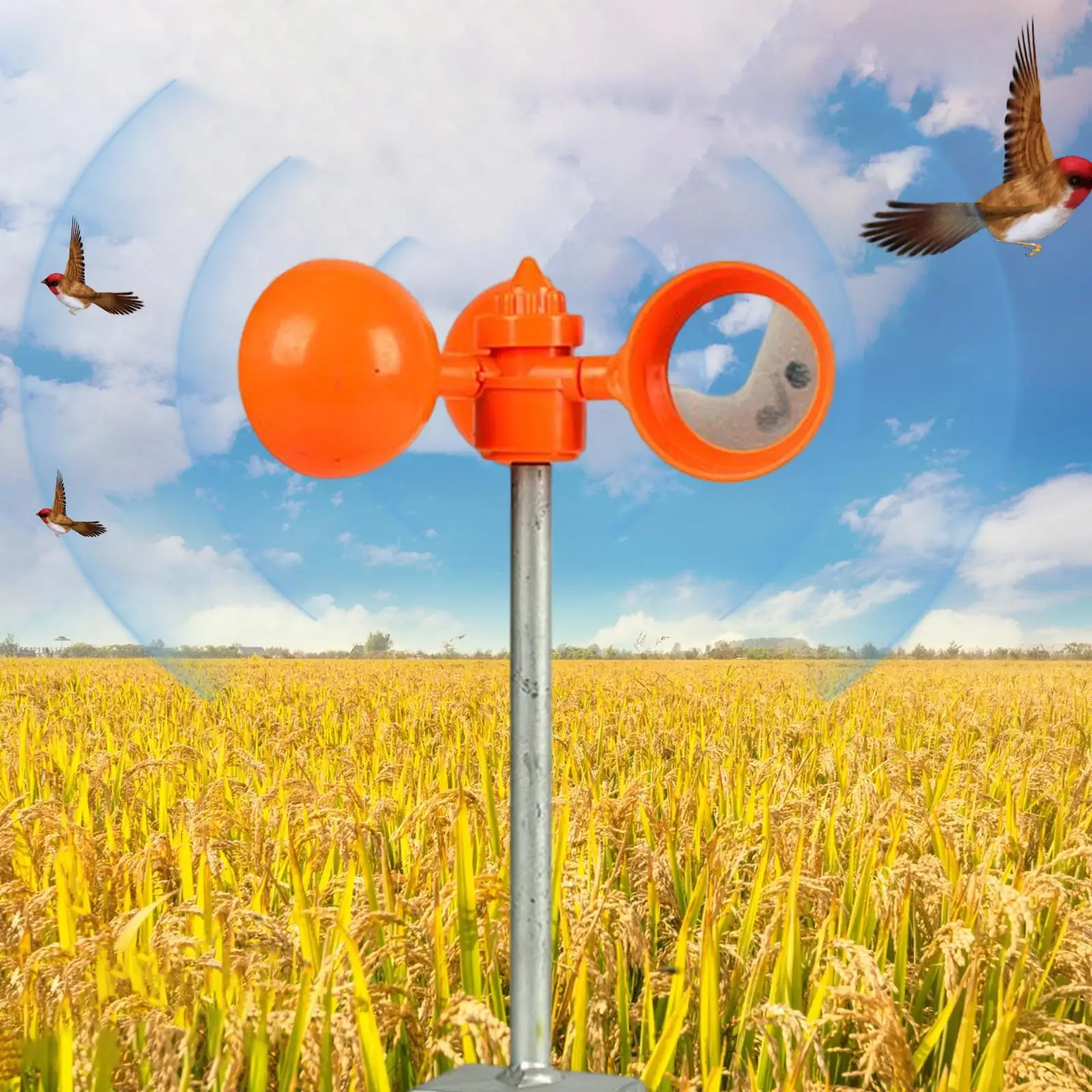 

Отпугиватель птиц, вращающийся на 360 градусов, отражающее приспособление для отпугивания птиц, устройство для борьбы с вредителями для сада