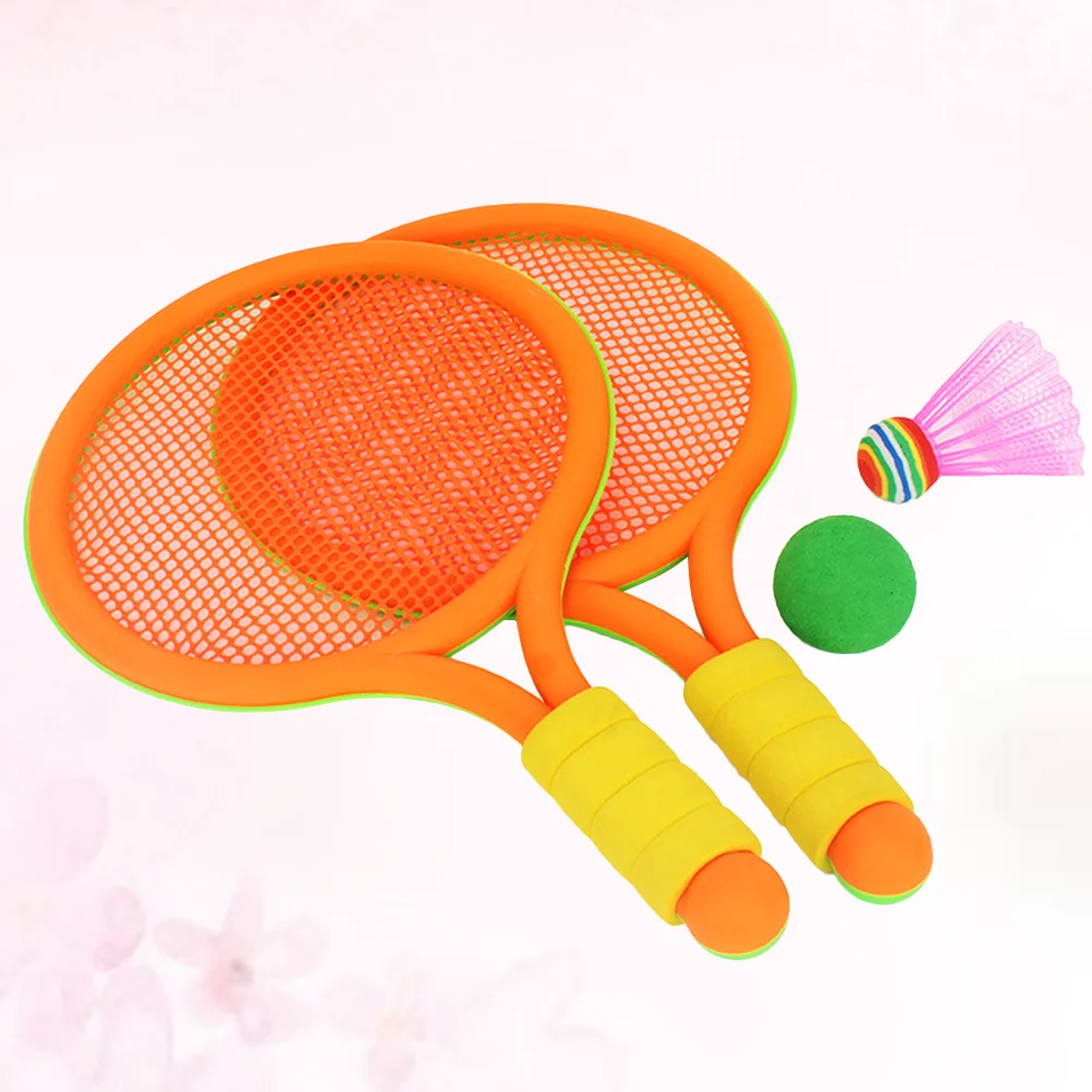 1 Набор цветных ракеток для бадминтона, Детские тренировочные уличные спортивные игрушки для отдыха, набор для бадминтона для детей, детска...