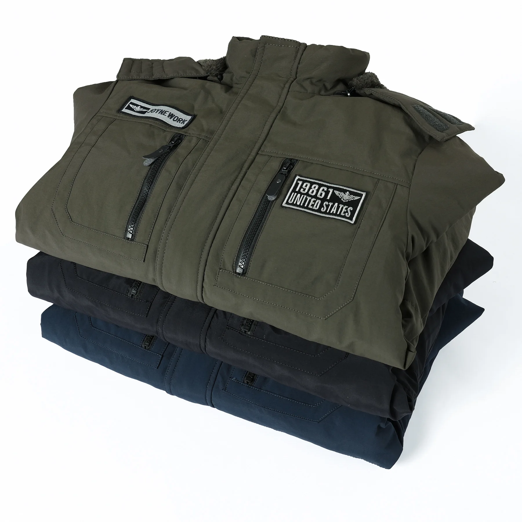 Men's Parka Winter Fleece Inner Jacket Coats Thick Warm Casual Parkas tactical bomber army Outwear Jackets Men Hooded Overcoat