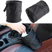 1pc black car trash can pack bag waterproof car trash bag for little leak proof car cooler bag car garbage bag with side pocket