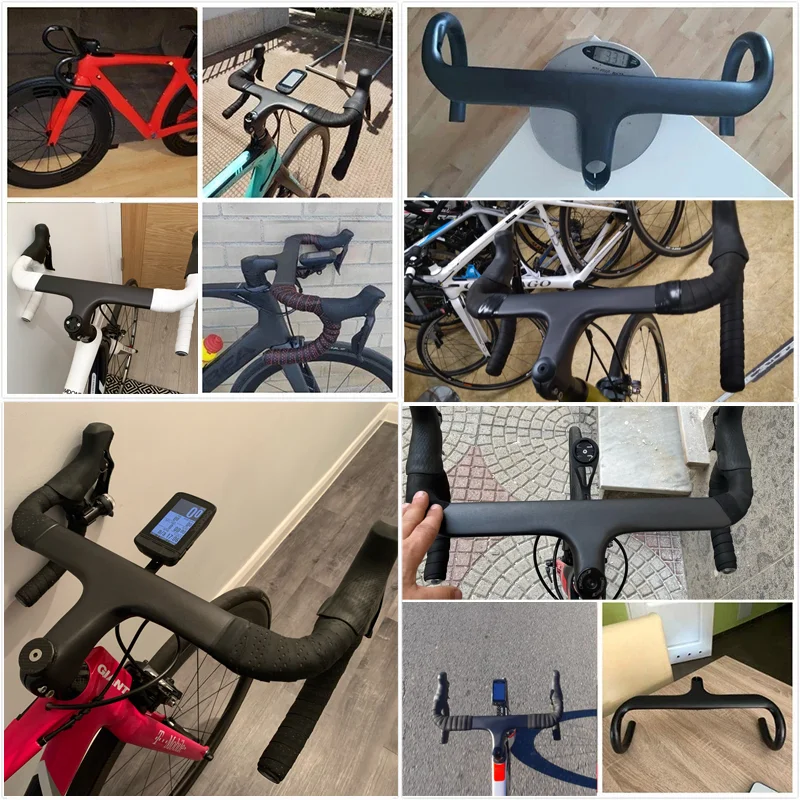 Рулевая колонка с интегрированной выносной частью RXL SL из углепластика 1-1/8 дюймов с плоской гоночной рулевой колонкой, внутренняя маршрутизация для велоруля.