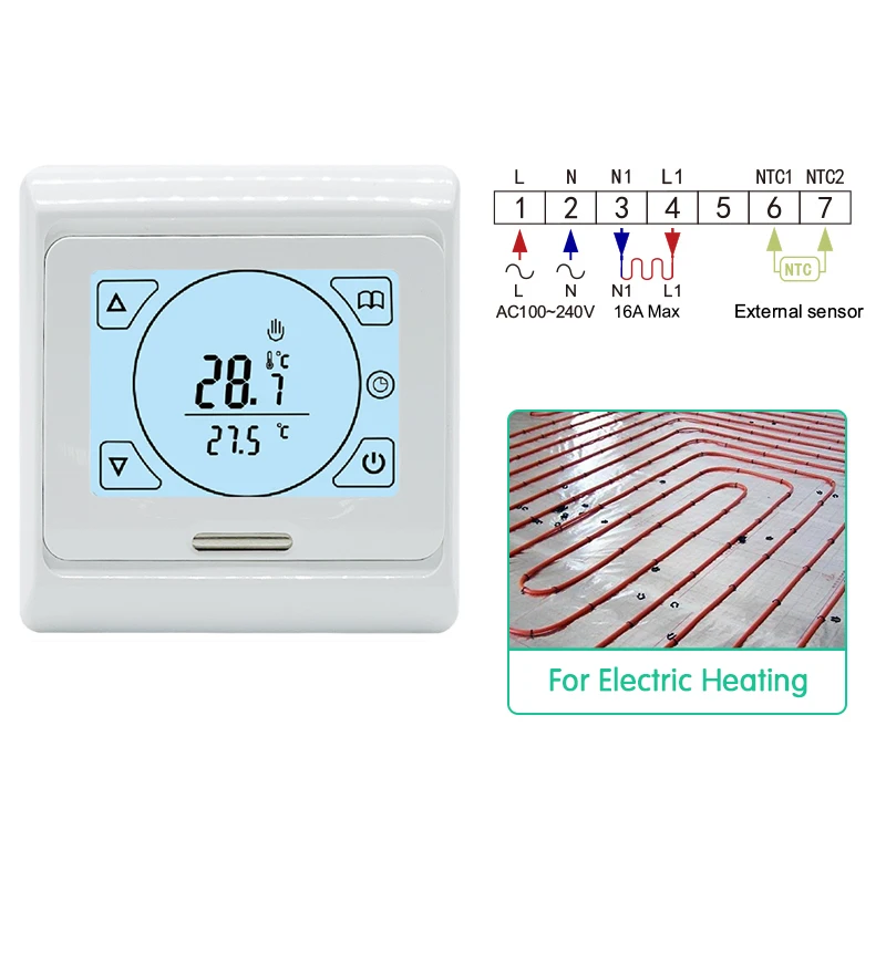 

Умный термостат для подогрева пола Tuya