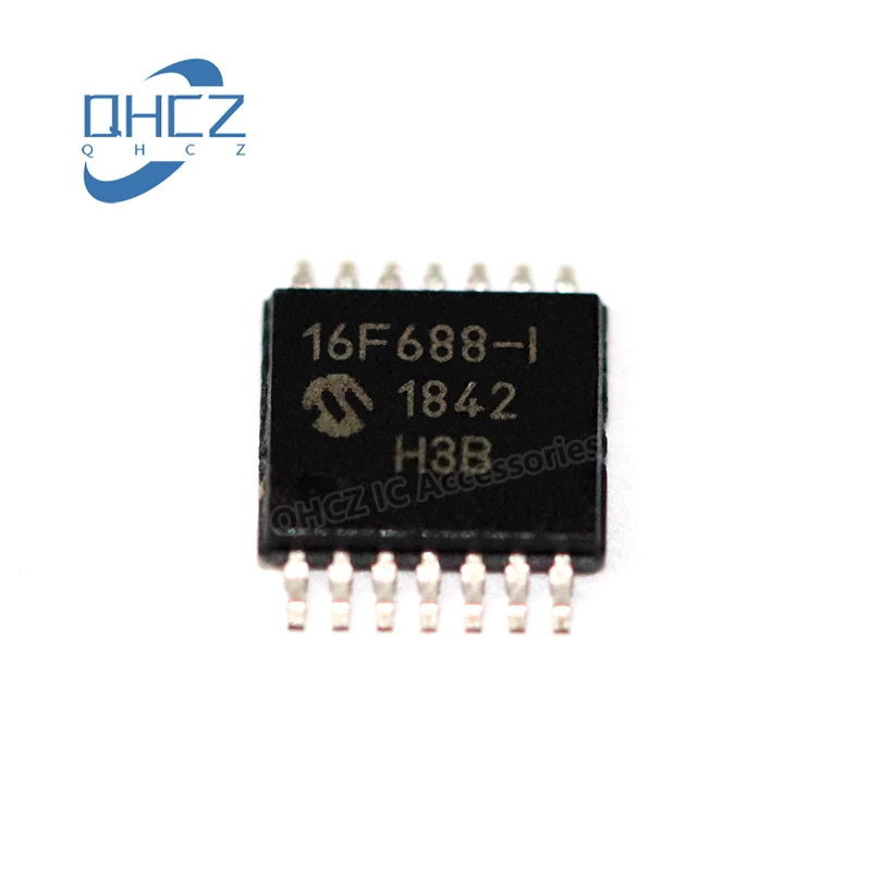 

3pcs PIC16F688-I/ST PIC16F688 16F688 TSSOP-14 New Original Integrated circuit IC chip Microcontroller Chip MCU In Stock
