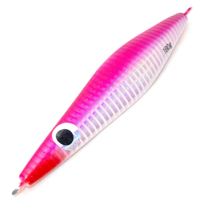 180 г медленная приманка для ловли рыбы светящаяся в темноте металлическая