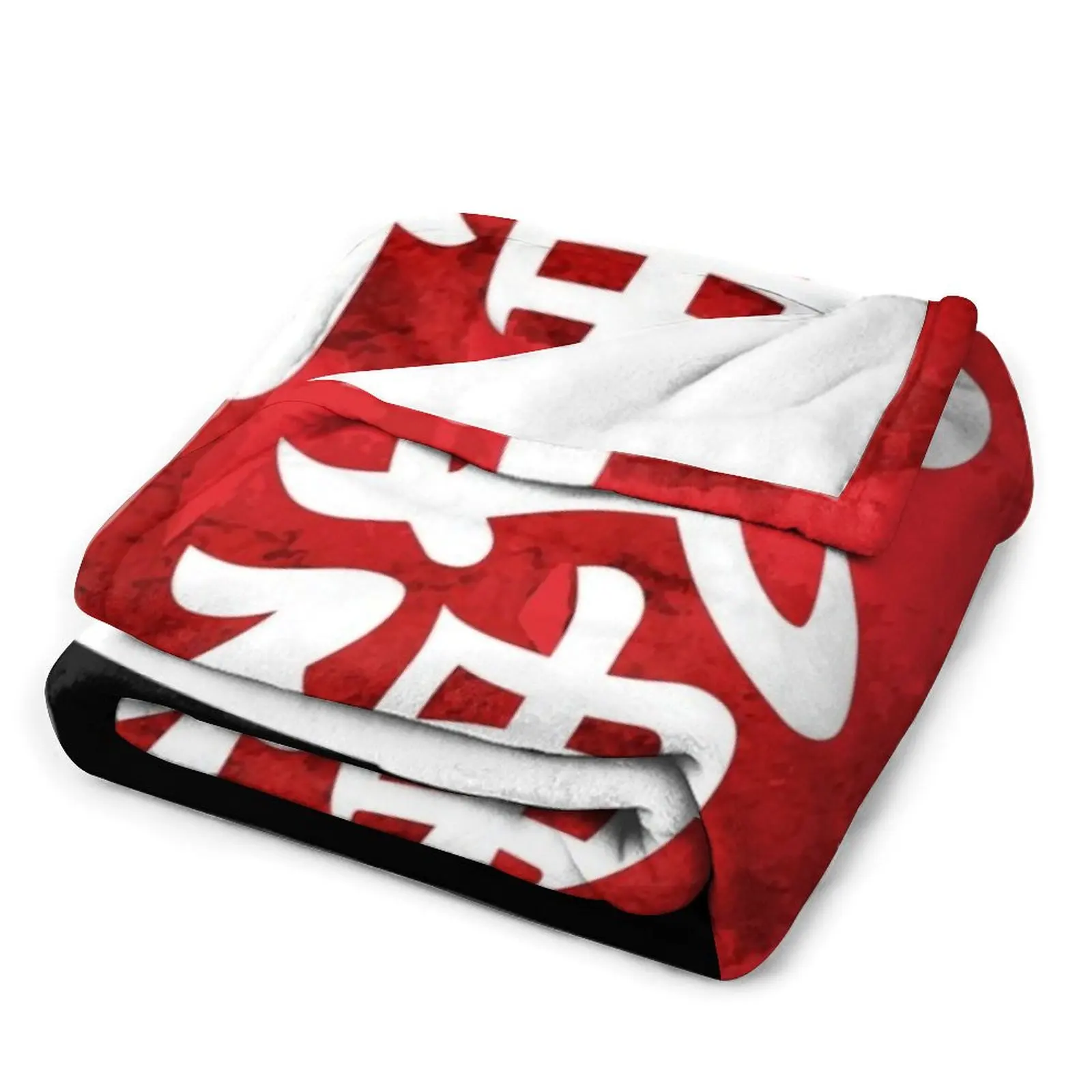 Bujinkan ниндзютсу боевое искусство-черно-красный Японский Символ плед одеяло диван