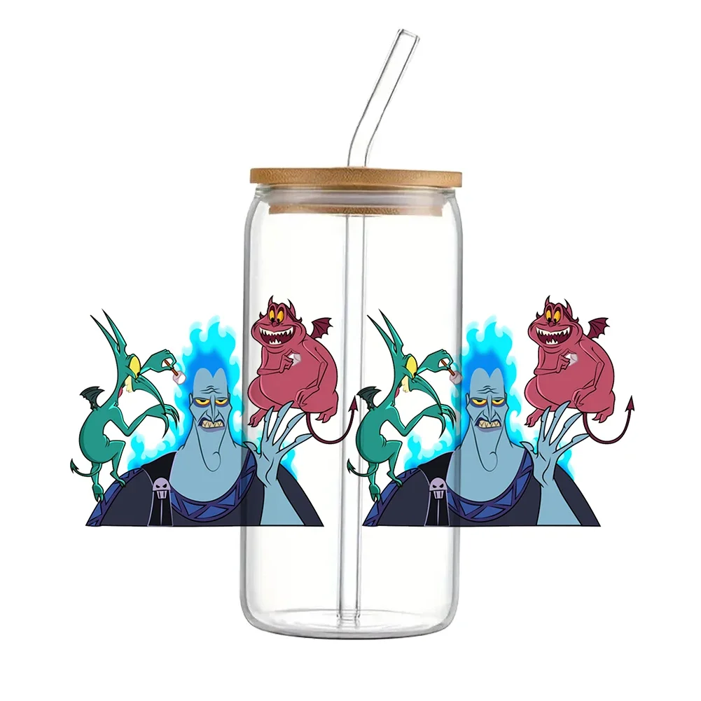 Мини Дисней мультфильм Геркулес узор УФ DTF переводная наклейка водостойкие