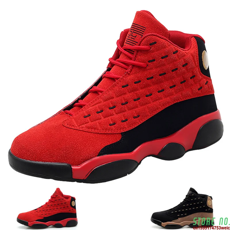 

Basketball Shoes Men 2022 High Top Basketball Sneaker Child Red Basketball Women Shoes Comfortable Basket Homme New Release