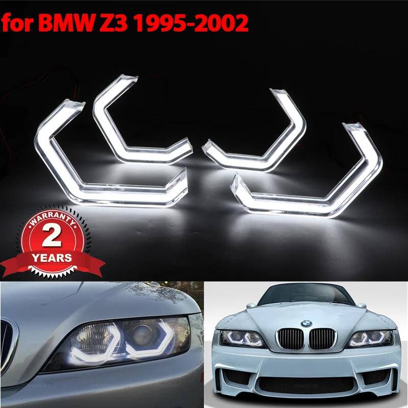 

for BMW Z3 E36 E37 E38 roadster coupe 1995-2002 Car Accessories Concept M4 Iconic Style LED Angel Eyes halo rings