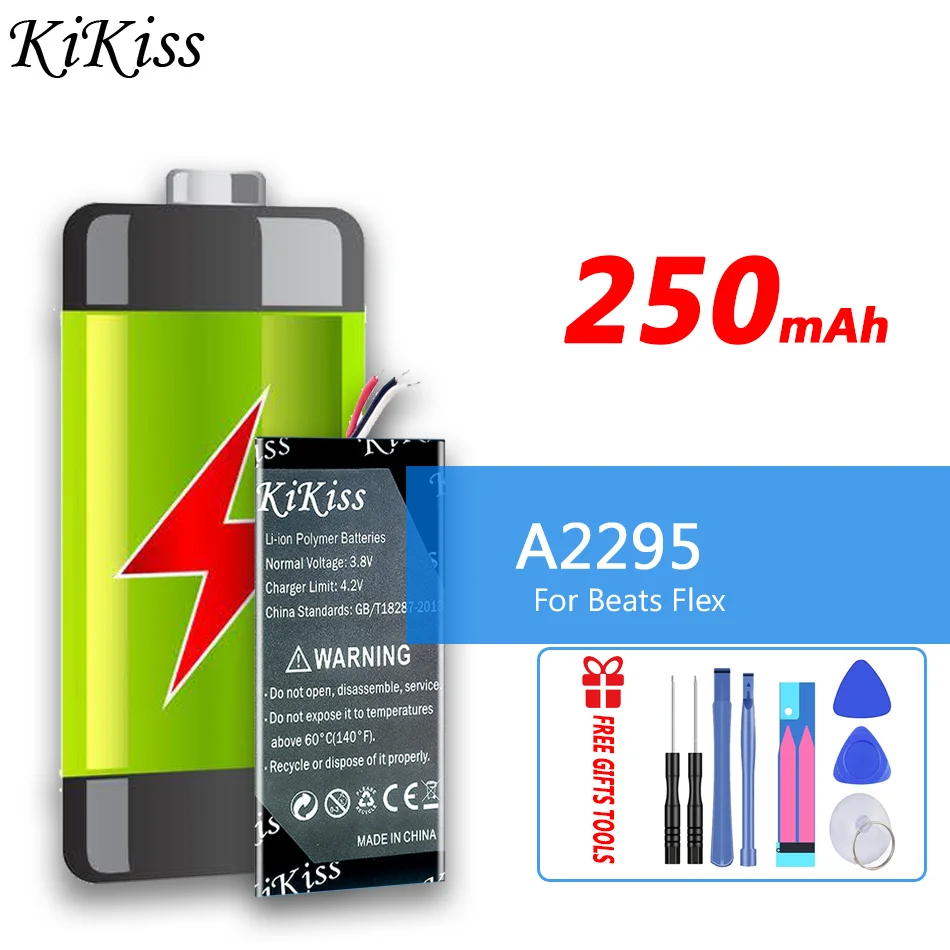 

250mAh KiKiss Powerful Battery A2295 For Beats Flex Digital Batteries