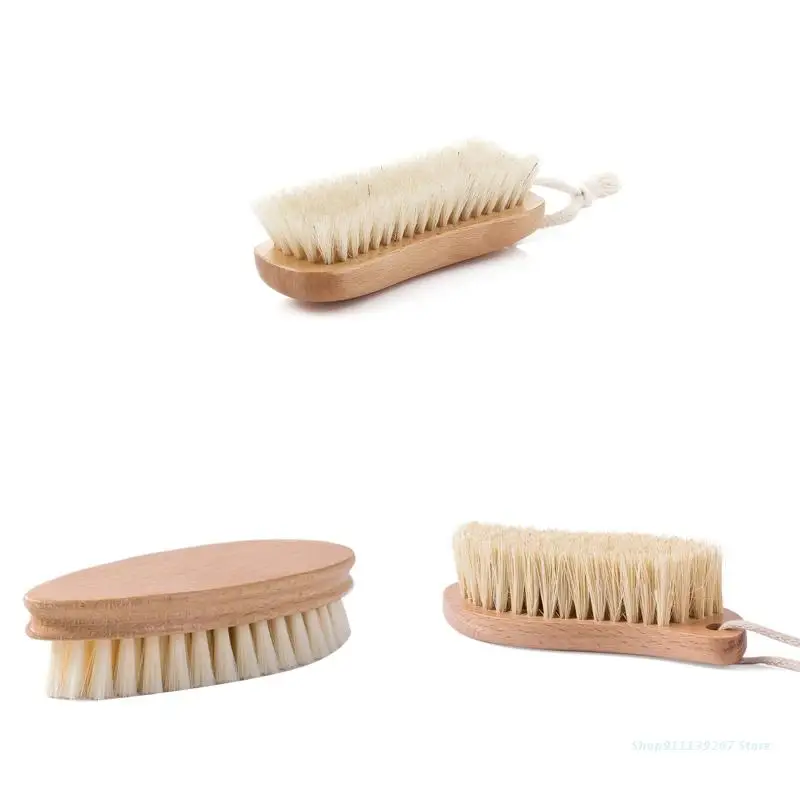 

Щетка для стирки белья из бука C5AD, многоцелевой очиститель кисти для обуви, ручной инструмент для удаления пятен