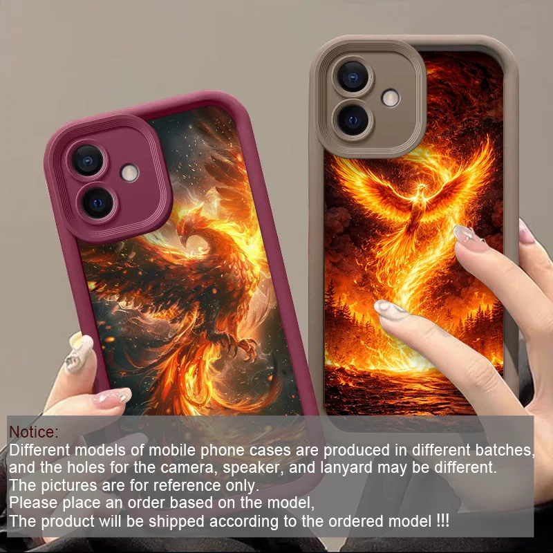 Фото Эстетичный чехол для телефона с золотым узором «Феникс» для Google Pixel 10 9 8 7 8A 7A Pro XL 9A 4G 5G, противоударный, мягкий, с защитой от падений №2