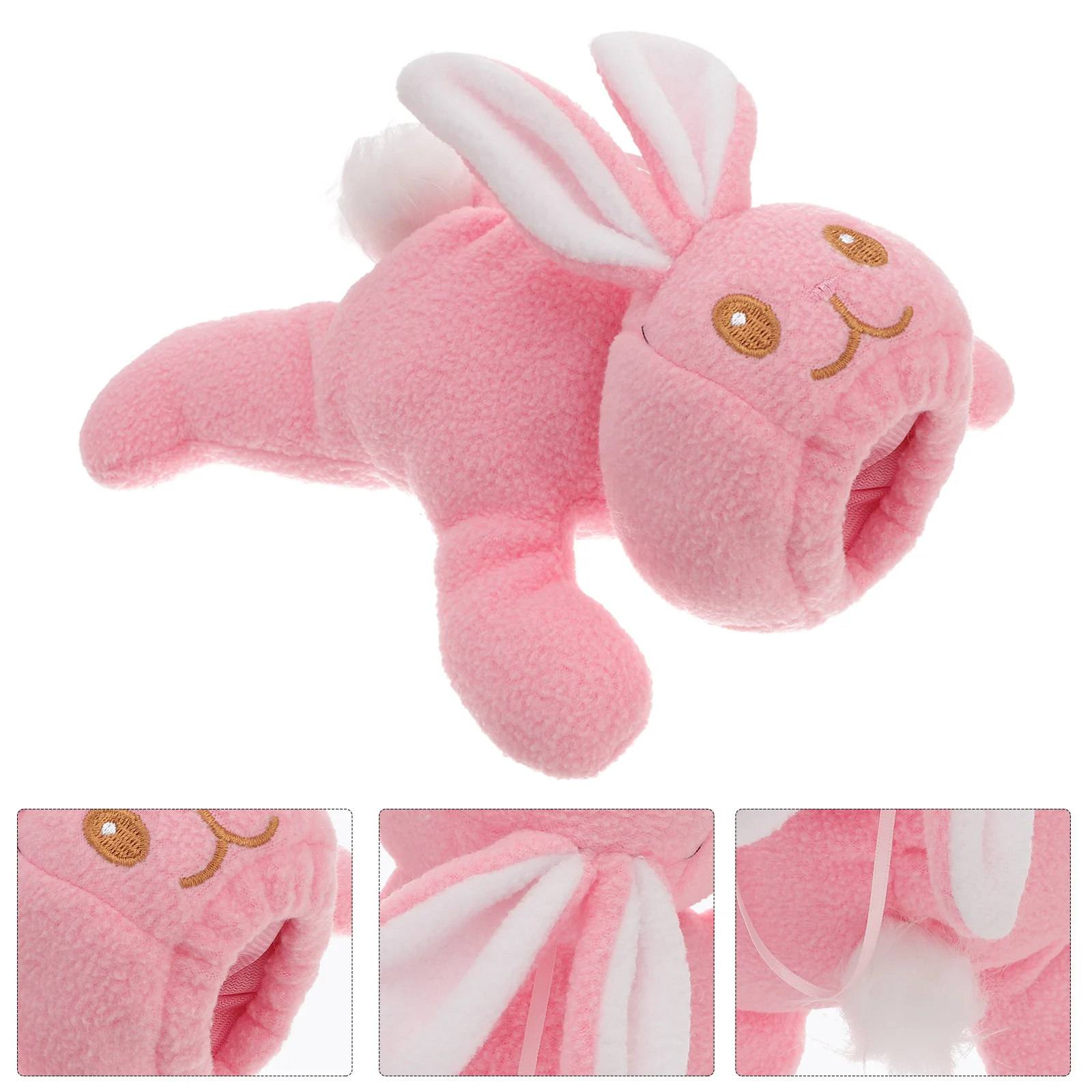 

Чехол для бутылки с кроликом, изолированный плюшевый держатель для бутылки для кормления новорожденных