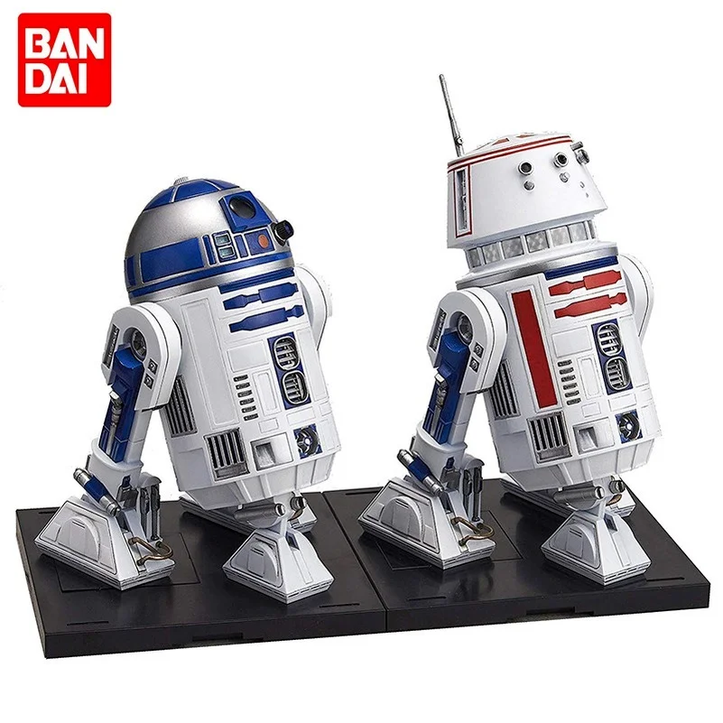 

New Bandai Star Wars 1/12 The Force Awakens R2-D2 R5-D4 Tetrobot and Co Assembly Model Moving Doll Decorations